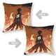 thumbnail image 2 of Attack on Titan Fundas de almohada de terciopelo con tema, regalos de funda de almohada, decoración para el hogar, cojín de lanzar, regalo de cumpleaños para fans y parejas. 45cm x 45cm., 2 of 6