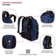 thumbnail image 2 of Mochila para portátil SwissGear Endure ScanSmart 17 pulgadas azul marino, 2 of 9