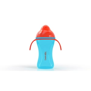 Bebek - Vaso Entrenamiento Plus 240 Ml. - Senseflo™ - (Celeste/Rojo)