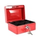 thumbnail image 3 of Caja Fuerte Metálica Dinero + Llave Seguridad 15x12cm Rojo, 3 of 3