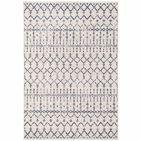 Deco2Day - Alfombra Geil Moh101F-8-Gn-8X10 - 265 X 365 Cm - Beige / Azul
