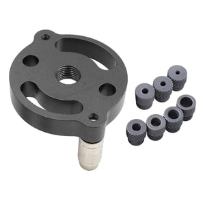 Bothyi - Juego De Plantillas Para Espigas Autocentrantes De 2-10 Mm Localizador De Perforadoras De Agujeros Verticales Negro