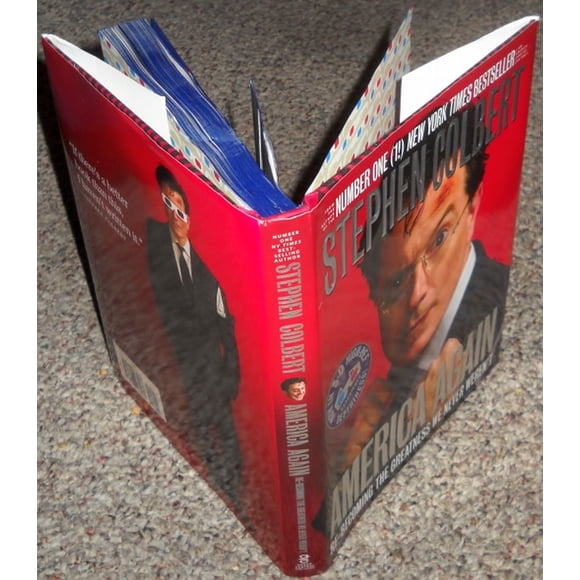 Libro "America Again: Re-convirtiéndose en la Grandeza que Nunca No Fuimos" de Stephen Colbert