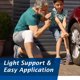 thumbnail image 3 of Soporte de rodilla Actimove Everyday Supports Soportes de color blanco suave pequeño, 3 of 7