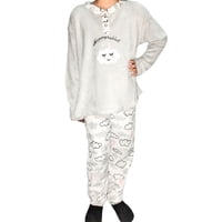 Likeshop - Pijama Polar Niñas Diseños Nube Y Colores Invierno 476