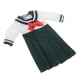 thumbnail image 5 of Lovely Doll Mini School Uniform Dress Clothes Para 1/6 Girl Dolls Blackish Green, 5 of 5