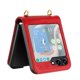 thumbnail image 5 of Funda Cartera para Samsung Galaxy Z Flip 6 Tarjetero Soporte Magnético y Correa Rojo, 5 of 5