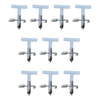 Magideal - 10 Juegos De Bebedero Automático Con Tetina De Agua Para Conejos, Suministros Para Mascotas, Equipo Para Beber, Fuente Para Ratón, Cobaya, Conejo, Roe