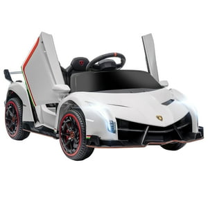 Coche Eléctrico Aosom Lamborghini Veneno Para Niños De 3 A 6 Años Con Bluetooth