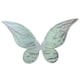 thumbnail image 2 of Mariposa Brillante Angel Fairy Wing Party Fancy Dress Verde + Blanco Adulto, 2 of 5