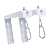 Magideal - 2X Soporte De Techo Para Pantalla De Proyector, Montaje De Proyección, Soportes En L Para Colgar En La Pared Para Salas De Juegos, Pantallas De Cine, Capacidad De Carga 36 Kg