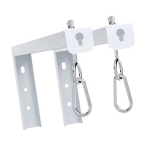 Magideal - 2X Soporte De Techo Para Pantalla De Proyector, Montaje De Proyección, Soportes En L Para Colgar En La Pared Para Salas De Juegos, Pantallas De Cine, Capacidad De Carga 36 Kg