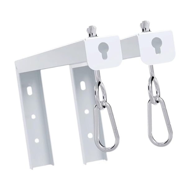2x Soporte de techo para pantalla de proyector, montaje de proyección, soportes en L para colgar en la pared para salas de juegos, pantallas de cine, Capacidad de carga 36 kg