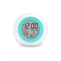 Genérico - Despertador Digital Reloj Madera Escritorio, Led Madera