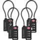 thumbnail image 1 of Candados TSA de Cable LUGGEX para Equipaje, 4 Piezas, 1 of 3