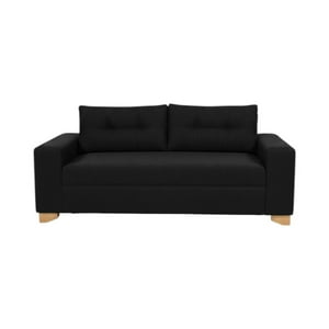 Diseños Valestrini - Sofa Paris Dos Cuerpos Lino Negro