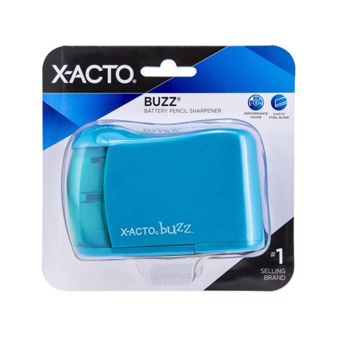 Sacapuntas X-Acto Buzz A Pilas Con Depósito