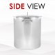 thumbnail image 2 of Olla de gran capacidad Concord Cookware 117 L de acero inoxidable, 2 of 9