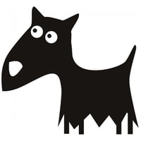 Rienda Libre Graphics - Decomural Terrier Dog Ws-15692