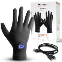 Copper Compression - Guantes De Compresión De Cobre Coppervibe Vibration & Heat