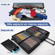 thumbnail image 3 of Organizadores de equipaje de viaje bolsa ropa interior 7 piezas negro, 3 of 3