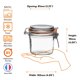 thumbnail image 5 of Frascos de Vidrio Le Parfait Super Terrine 350 ml Herméticos Paquete de 4, 5 of 8