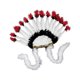 thumbnail image 3 of Tocado De Plumas, Sombrero Indio, Tocado Para Fiesta De Actuación, Disfraz De Carnaval, Estilo A, 3 of 3