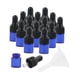thumbnail image 3 of 15 Botellas Cuentagotas De Vidrio Recargables Portátiles Para Almacenamiento De Perfume 1 Ml Azul Negro, 3 of 5