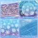 thumbnail image 4 of Juego de platos y servilletas Frozen Snowflake para fiesta de cumpleaños, 100 unidades, 4 of 7