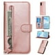 thumbnail image 1 of Funda con Cremallera para Samsung Galaxy S20, Carcasa Cartera de Cuero PU con Soporte y Tarjetero, 1 of 5