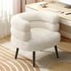 thumbnail image 2 of Sitial Sala De Estar Blanco Sherpa Curvo, 2 of 10