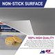 thumbnail image 4 of Rollo de papel de aluminio Ox Plastics, 45 cm x 152 m, resistente, 1 paquete, 4 of 5