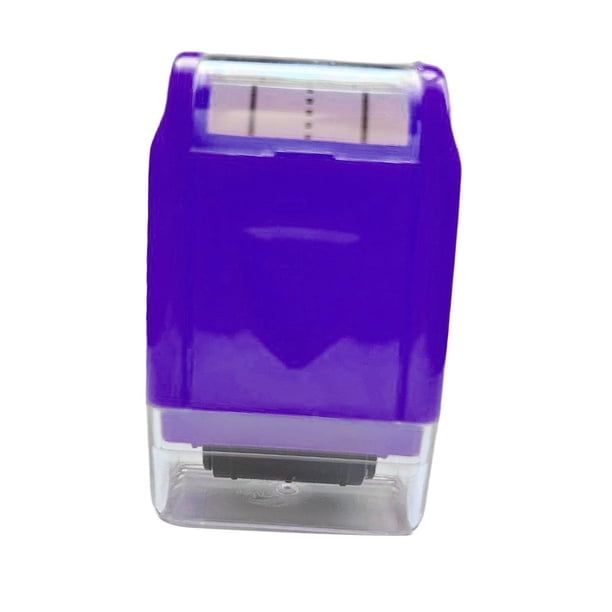 Sello De Rodillo De Práctica Con Líneas Discontinuas De Escritura A Mano Para Padres Y Profesores, Color Morado