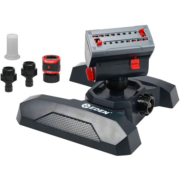 Sprinkler Eden 95124 Mini-Turbo oscilante ajustable de 4 vías