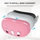 thumbnail image 4 of VR Accesorios Set Para Meta Quest 3, Incluye 7 Pcs: Cubierta protectora para la cara, empuñaduras para el mando, cubierta para los auriculares, protector para la lente y cubierta para la carcasa.-Rosa, 4 of 8