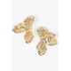 thumbnail image 1 of Aretes Fashnzfab Vintage Metal Dorado y Plateado, 1 of 3