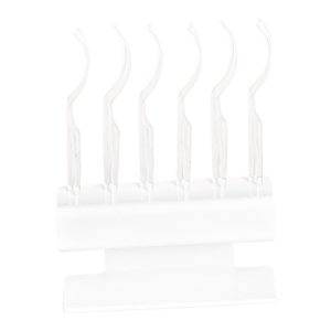 Magideal - 12 Piezas De Palillos De Exhibición De Pestañas, Estante De Exhibición De Pestañas Con Soporte De Exhibición, Palillo De Prueba De Pestañas Para Salón Claro