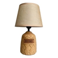 Genérico - Lámpara Mesa Moderna Elegante Relieve Decorativa Marrón Jhn