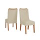 thumbnail image 3 of Comedor Vega 6 Sillas Rectangular Mdf Y Vidrio Blanco Café Claro, 3 of 9