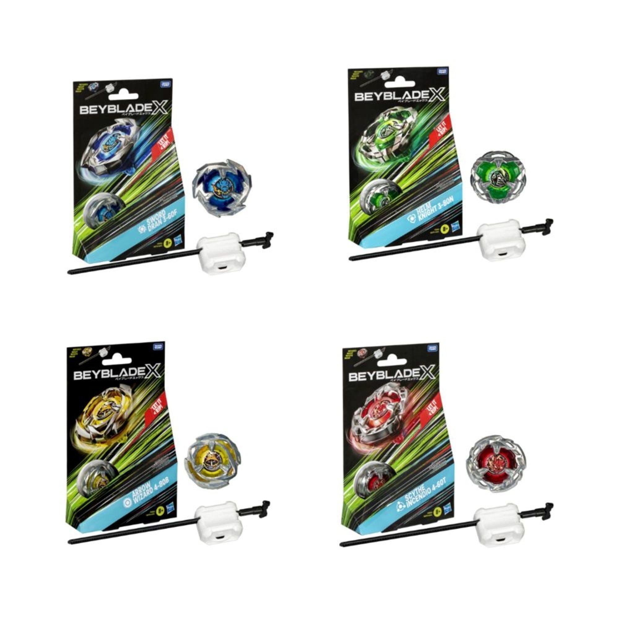 Trompo Beyblade X Quadstrike Kit Inicial Claw Leon 5-60P