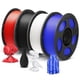 thumbnail image 1 of Filamento para impresora 3D ANYCUBIC PLA Plus (PLA+), 1,75 mm, 4 x 1 kg, 1 of 9