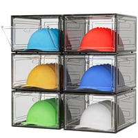 Caja Organizadora De Sombreros Yklslh Para 40 Gorras De Béisbol Con 6 Cajas