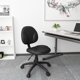 thumbnail image 2 of Silla de trabajo Boss Office Products Dimond sin brazos, negra, 2 of 8