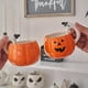 thumbnail image 2 of Tazón de Cerámica Calabaza con Manilla de Fantasma 10,7 cm Halloween - Frank & Mortis, 2 of 3