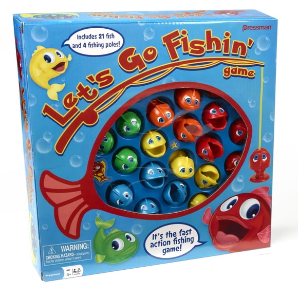 Juego Pressman Let's Go Fishin' Original para 1-4 jugadores