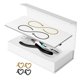 thumbnail image 2 of Kit De Pulsera Permanente Fabricación De Pulseras Para Parejas Para El Verano Día De San Valentín 1 Negro 1 Oro, 2 of 5