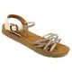 thumbnail image 2 of Sandalias de Mujer con Tiras Brillantes PG5247 Beige, 2 of 5
