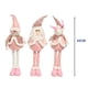 thumbnail image 2 of Set 2 De Muñecos Navideños Patas Largas 65cm Rosa, 2 of 2