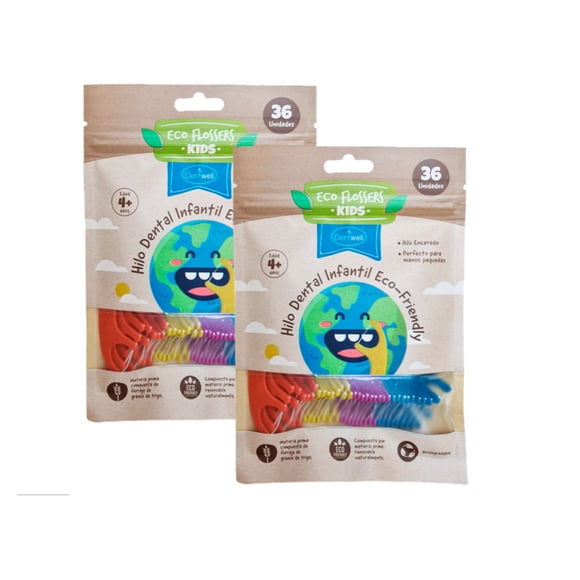 Hilo Dental Infantil Ecológico 72 Uds.