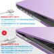 thumbnail image 4 of Funda rígida para MacBook IBENZER 13" 2012-2015 color púrpura + cubierta de teclado, 4 of 9